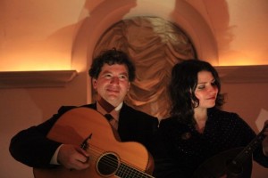 Craig Ventresco and Meredith Axelrod appear with bassist Marty Eggers at Bird & Beckett Books, San Francisco