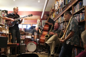 Scott Foster, guitar; Jimmy Ryan, drums; Charles Thomas, bass; Ray Loeckle, tenor sax; Stu Pilorz, trombone