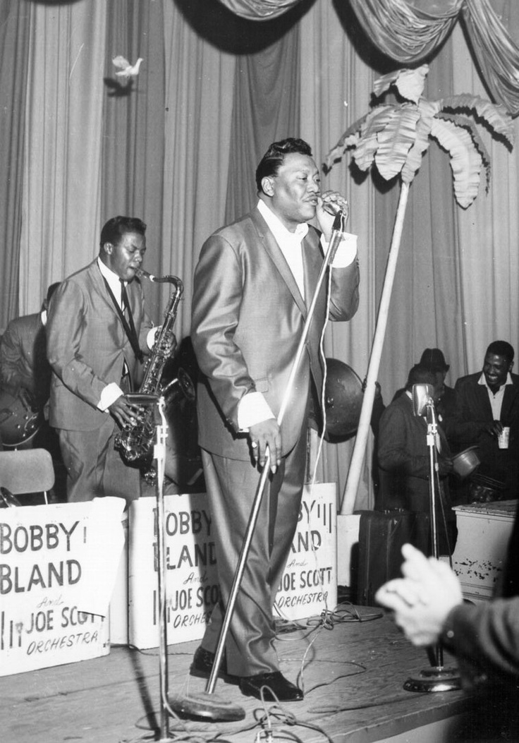 We don't know who that sax player is behind Bobby Bland in this photo, but tenor sax player Morris Atchison certainly occupied that role for a good stretch, and is considered a Bay Area legend on the instrument.